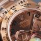 2021 New! Swiss Quality Replica Rolex Daytona 40 Watch - Chocolate Arabic Markers (3)_th.jpg
